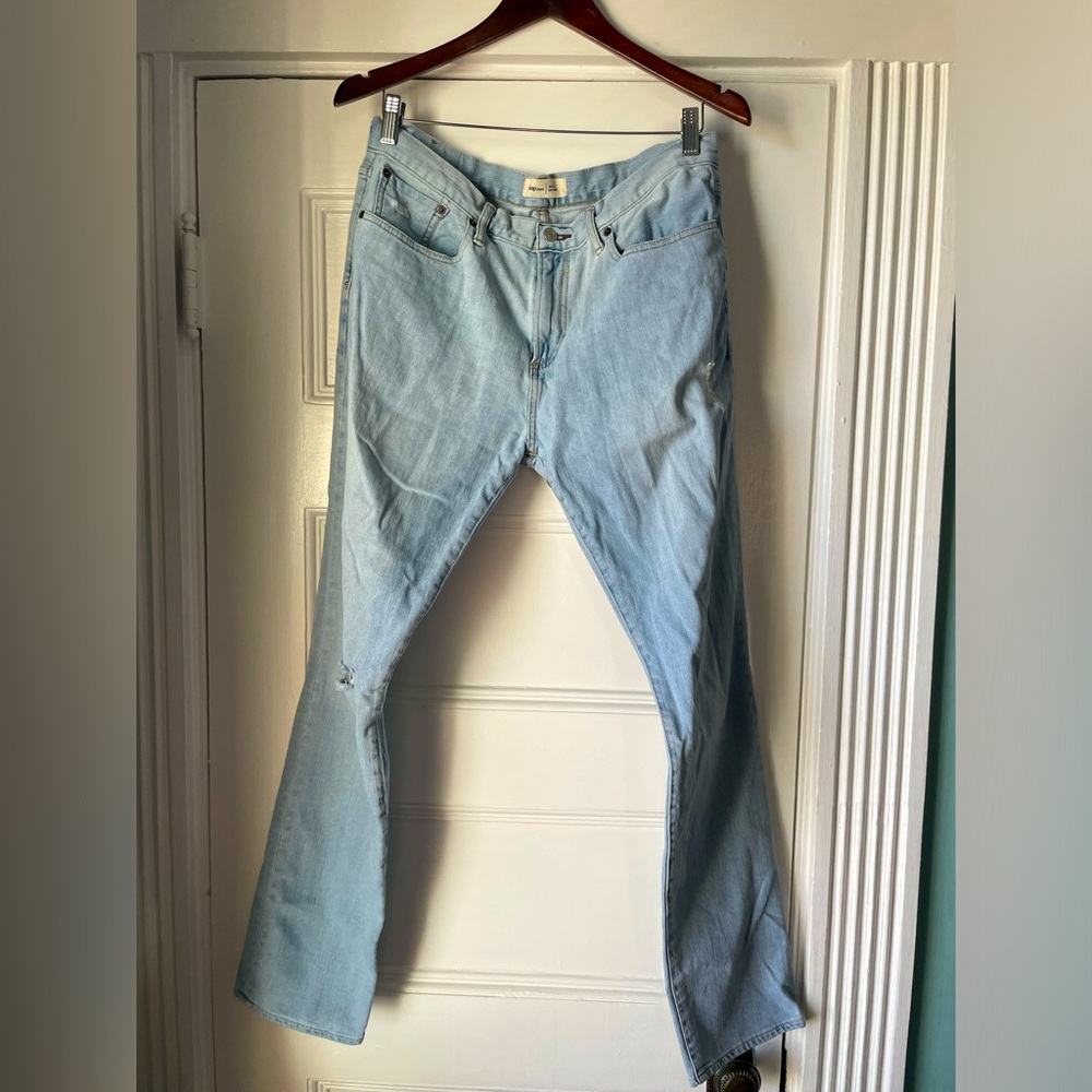 Light Wash Distressed Gap Jeans